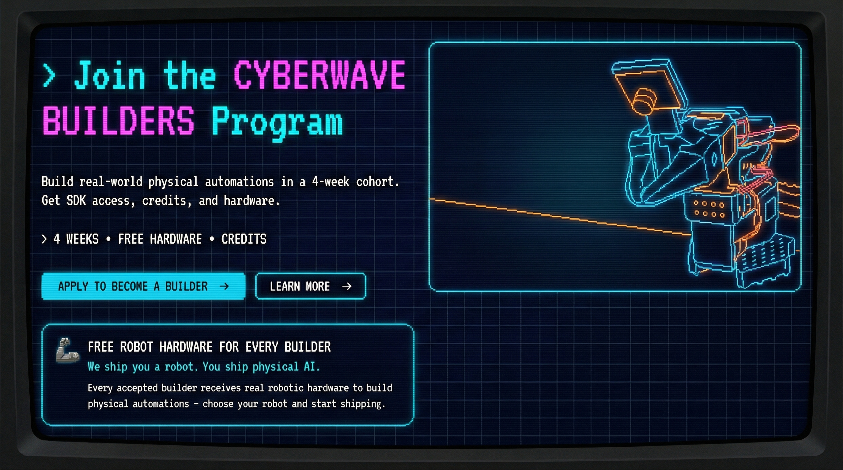 Launching the Cyberwave Builders Program