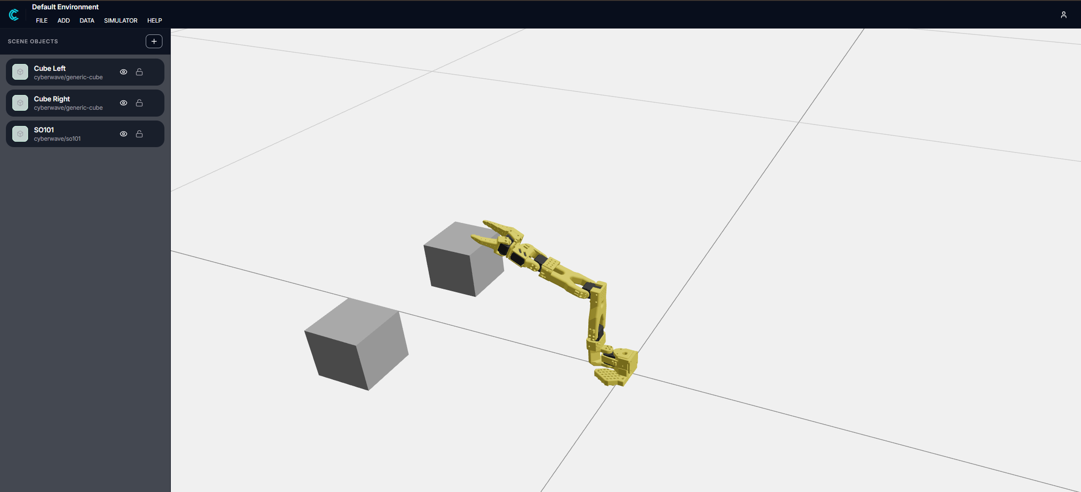 Cyberwave grid world