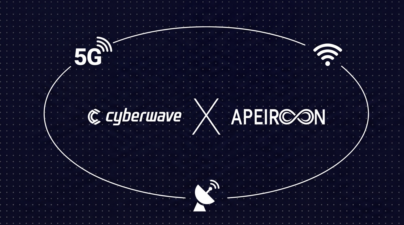Apeiroon and Cyberwave Partner to Bring Private 5G to End-to-End Robotics