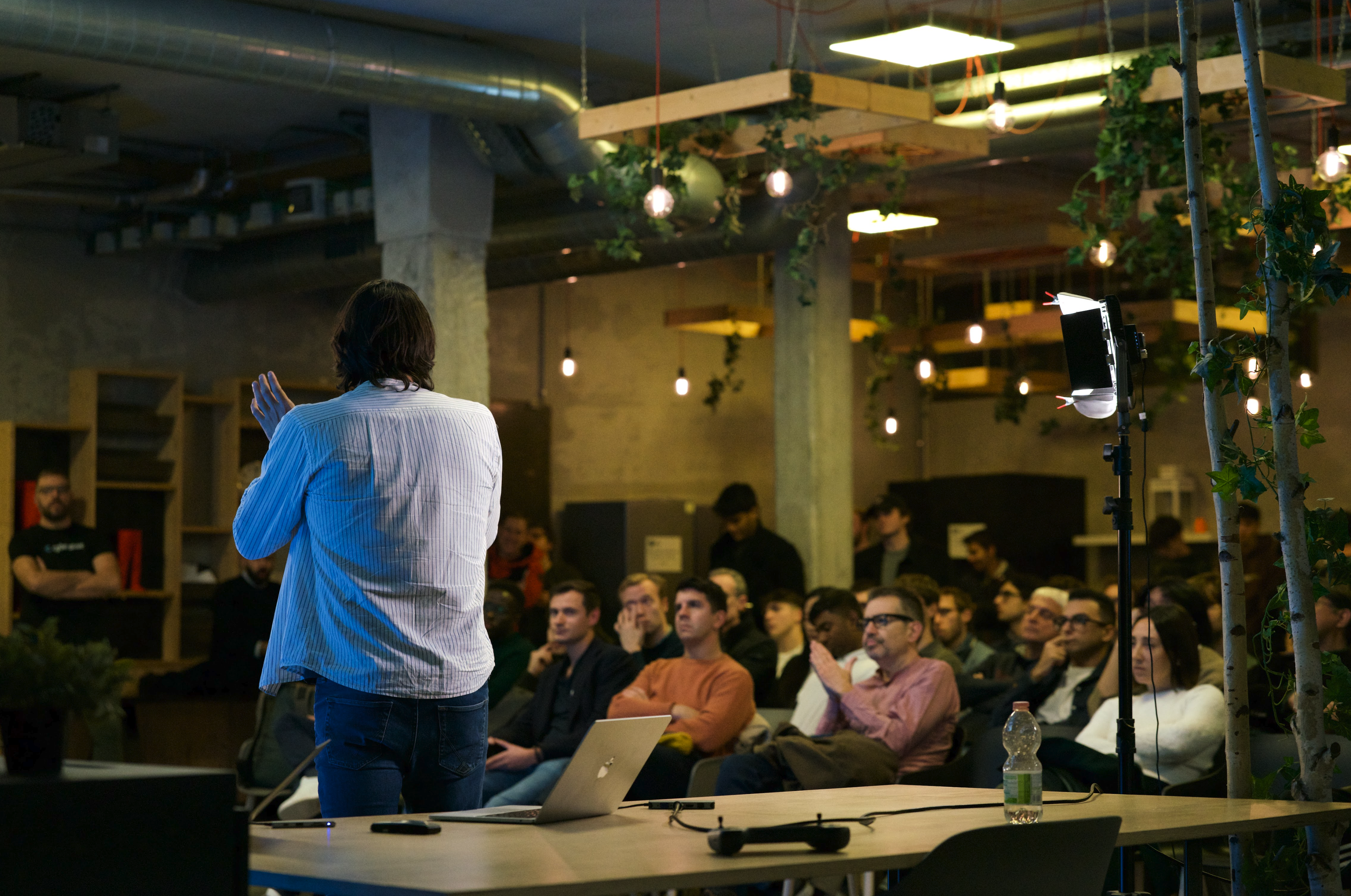 Networking session at AI meetup