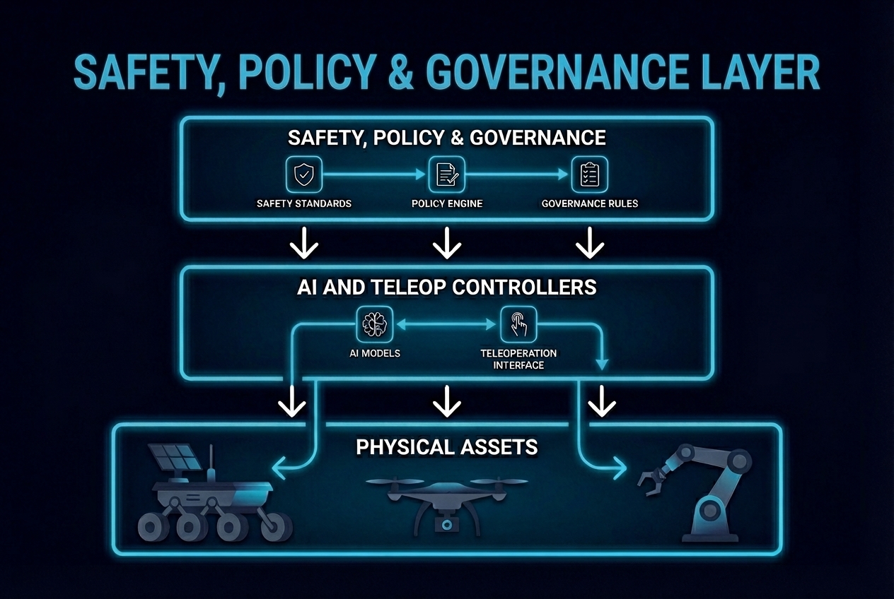 Safety, Policy & Governance Layer illustration